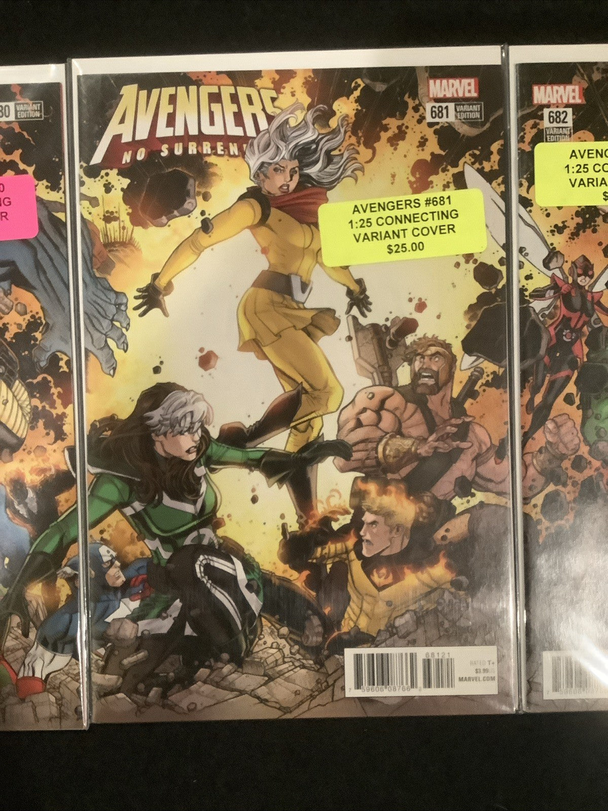 Avengers #679-682 Nick Bradshaw Connecting Comic Set, Marvel, 1:25 Variants