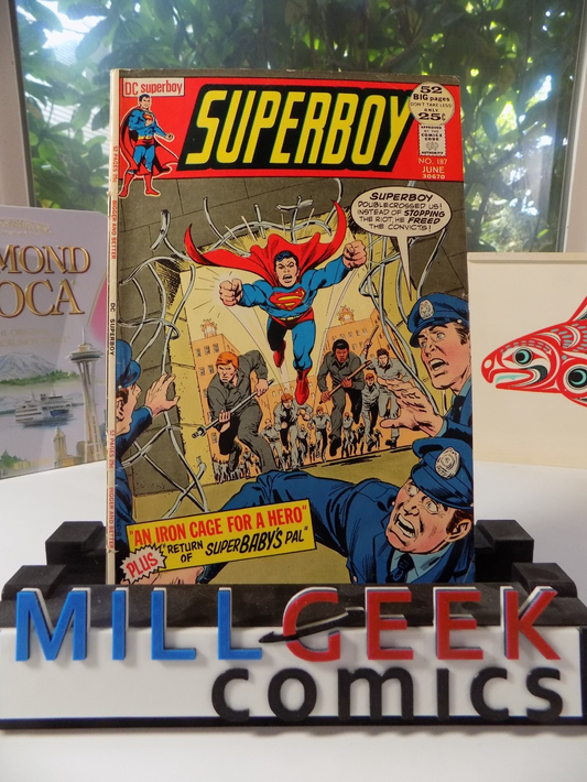 Superboy #187 DC Comic June 1972 Fine-