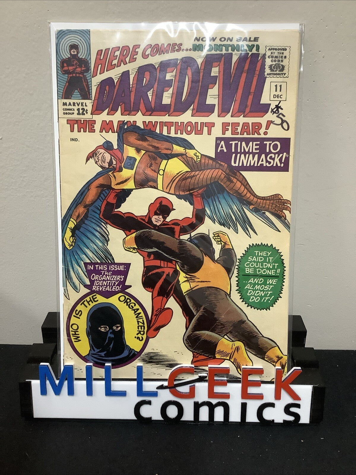 Daredevil #11 (1965) VG/F (5.0) 1” SpineSplit, 1.5” Tear Back, 2” Tear Last Page