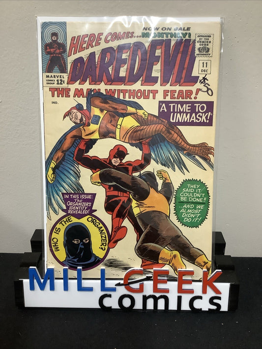 Daredevil #11 (1965) VG/F (5.0) 1” SpineSplit, 1.5” Tear Back, 2” Tear Last Page