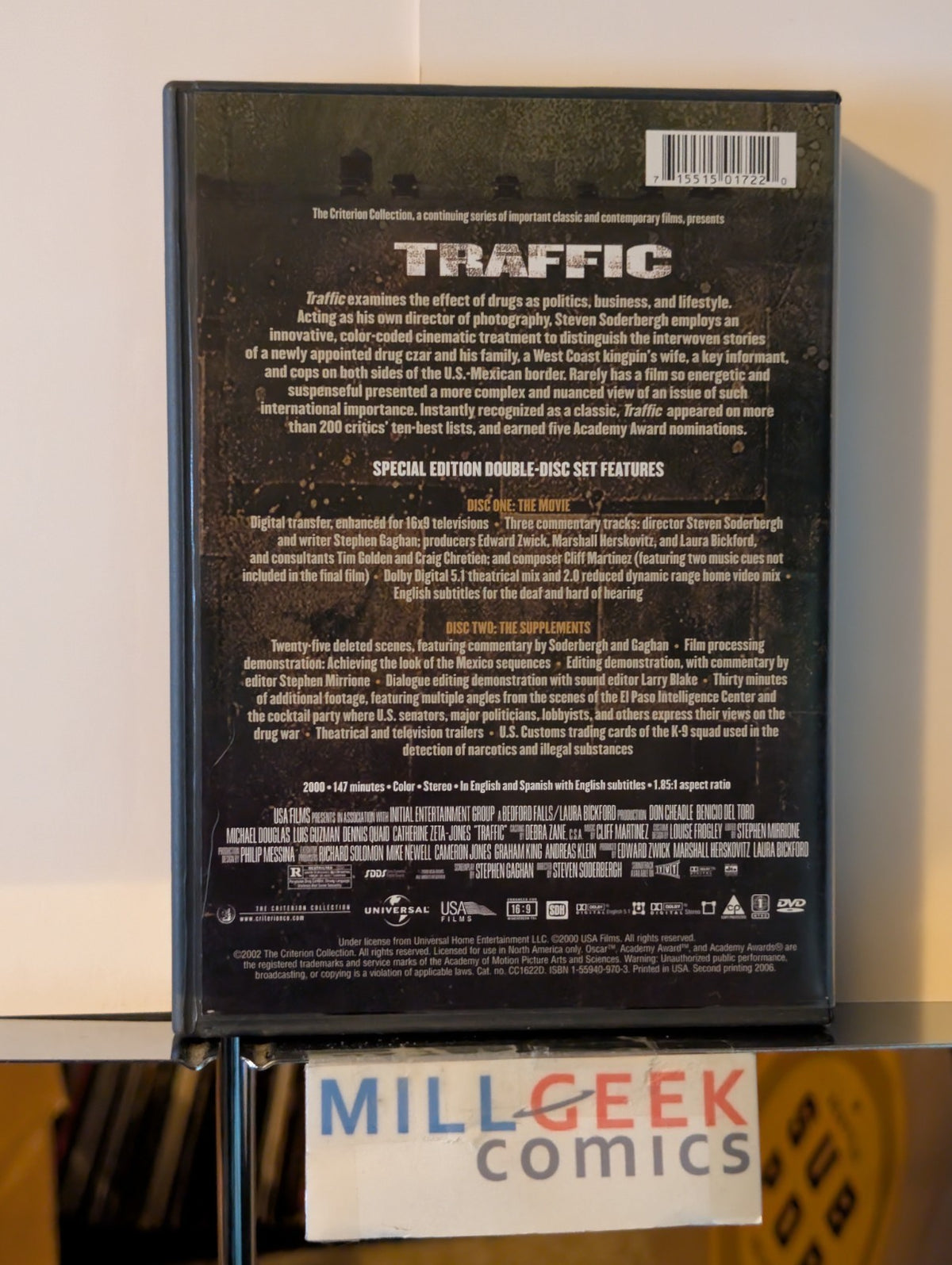 Traffic, Criterion Collection (DVD 2000) -JD