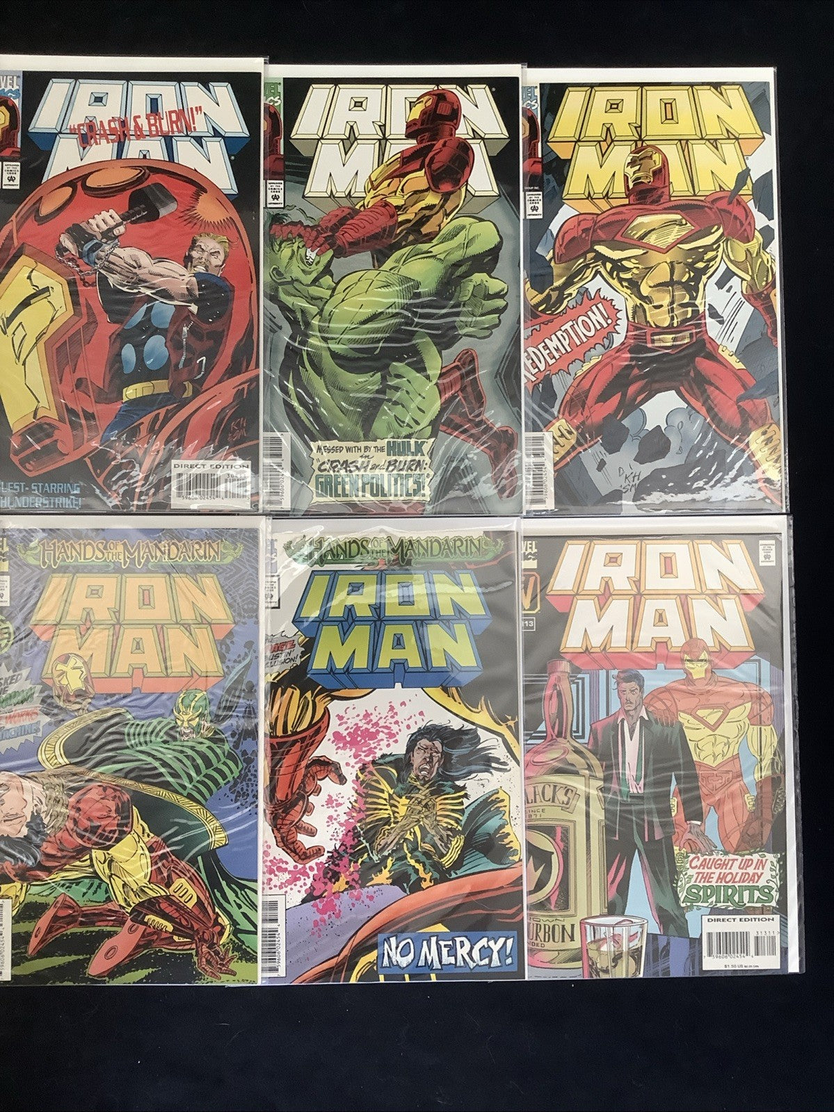 Iron Man #285-313 Comic Lot, Marvel, 1st App Hulkbuster Armor + Iron Legion