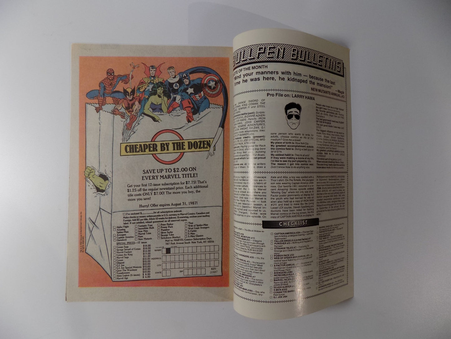 Amazing Spider-Man #293 Marvel Comic Very Fine+ October 1987