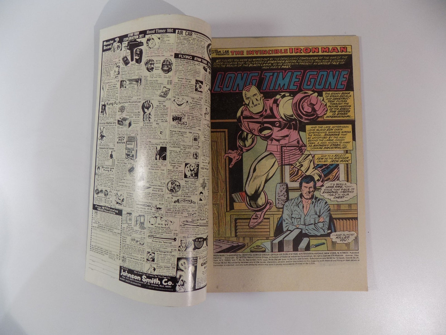 Iron Man #78 Marvel Comic September 1975 Very Fine+