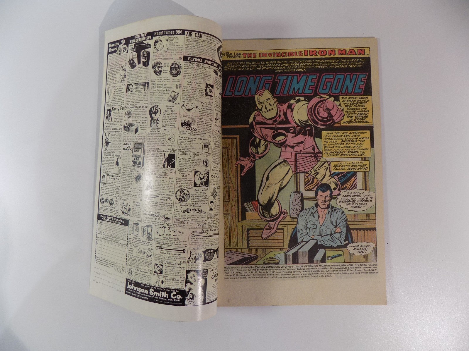 Iron Man #78 Marvel Comic September 1975 Very Fine+