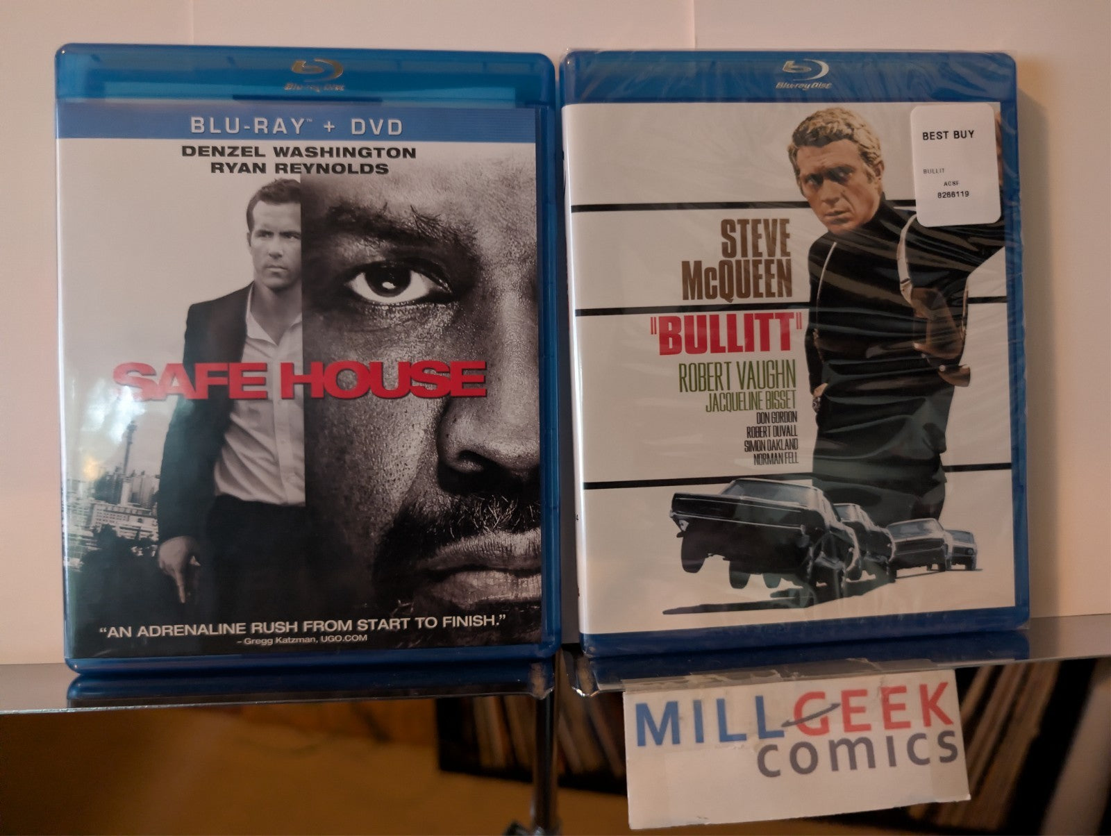Safe House / Bullitt, 2 Movie Set (Blu-ray) -JD