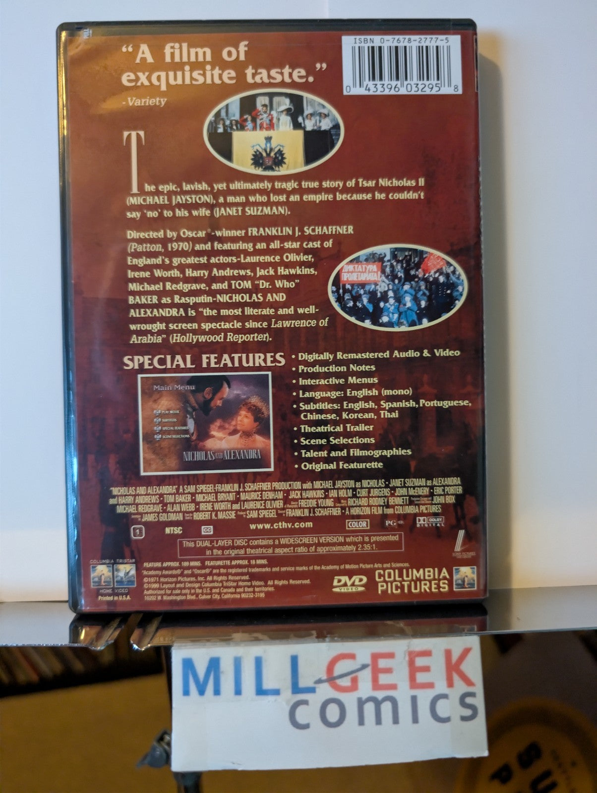Reds, 25th Anniversary Edition / Nicholas and Alexandra, 2 Movie lot (DVD) -JD