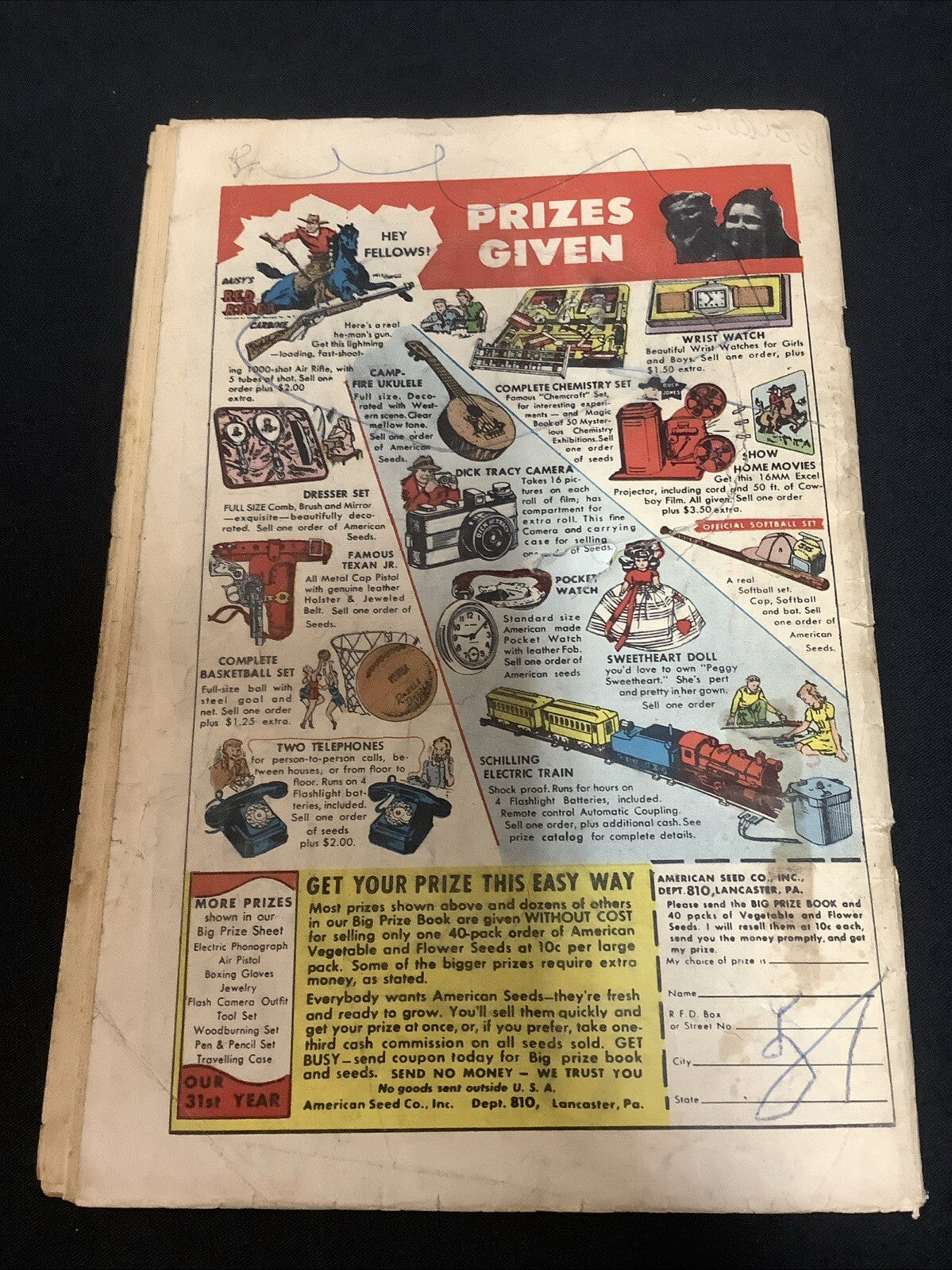 Crime Does Not Pay #71 (Lev Gleason January 1949) 0.5 (Poor) Please See Notes