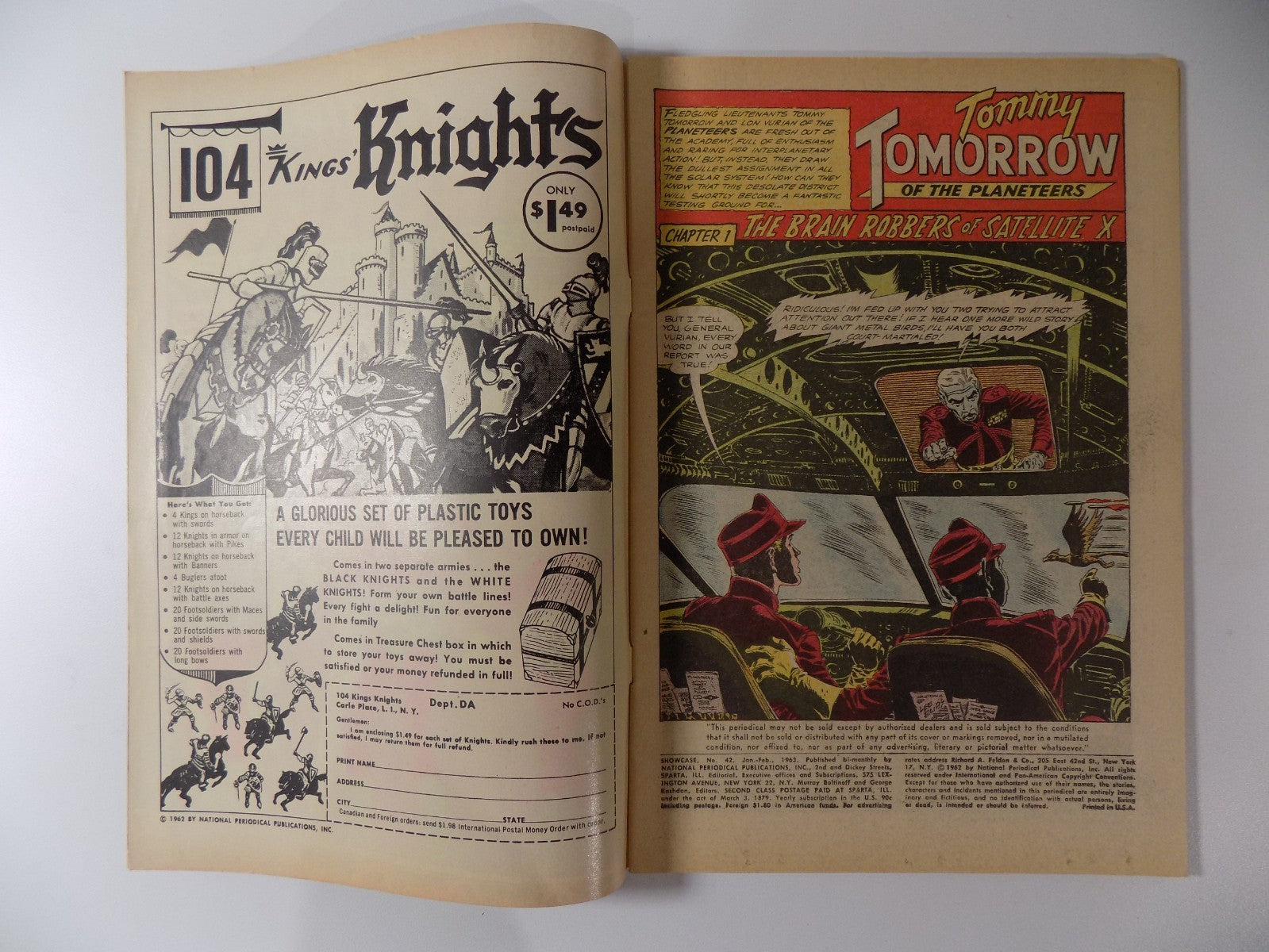 Showcase #42 DC Comic February 1963 Very Fine-