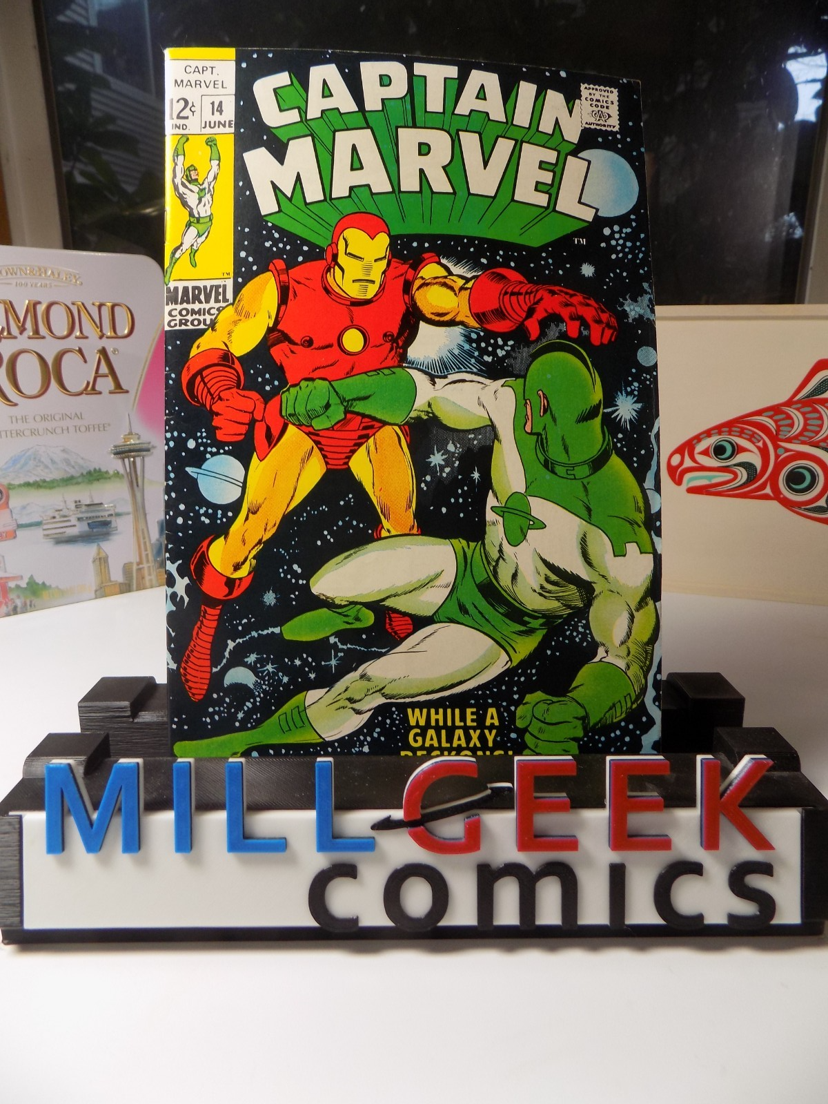 Captain Marvel #14 Marvel Comic June 1969 Very Fine-