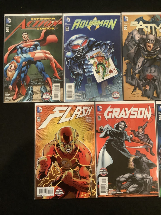 Neal Adams Variant Month Complete Comic Set, DC Comics, New 52, 26 Comics Total