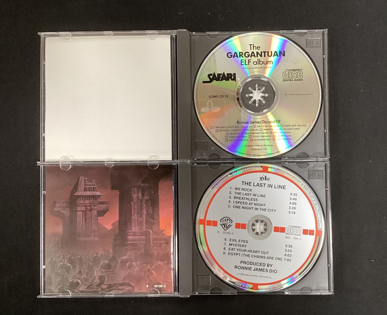 Ronnie James, RARE, Dio/Gargantuan Elf 2 CD lot (LIKE NEW) -JD