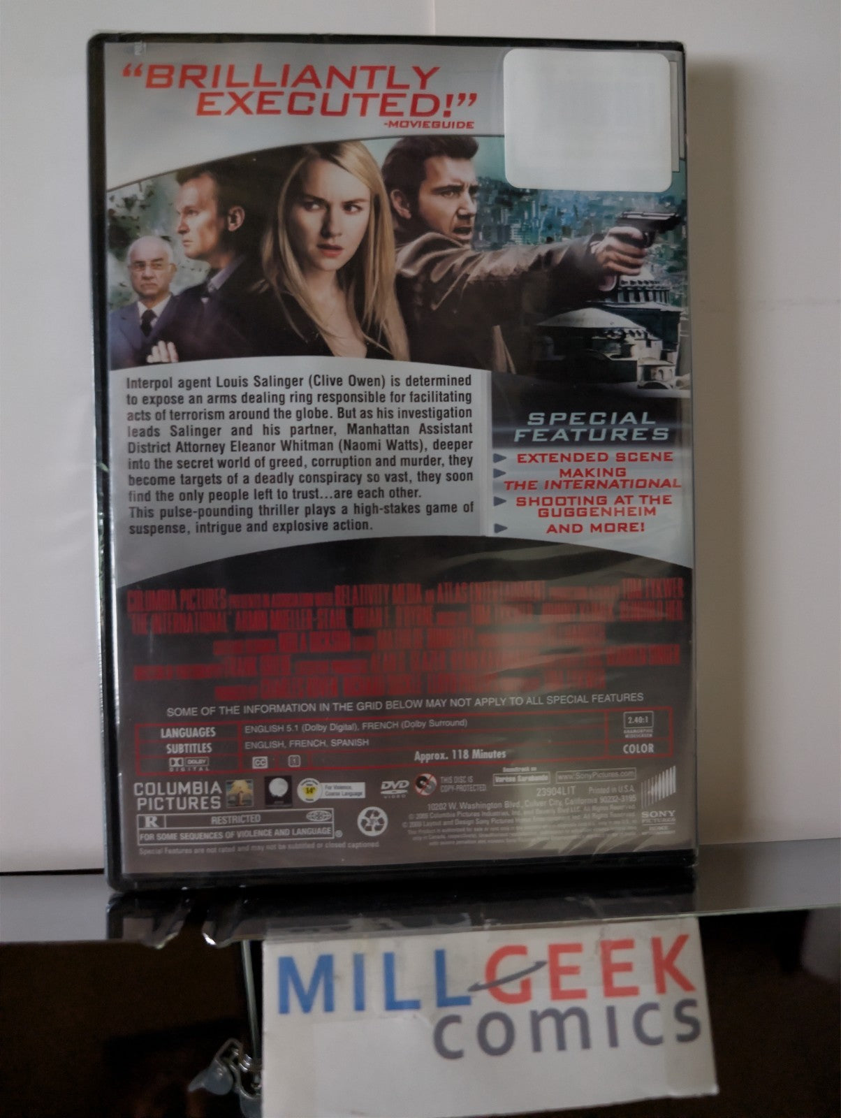 The International / Brian De Palma's Redacted, 2 Movie set (DVD) Like New-JD
