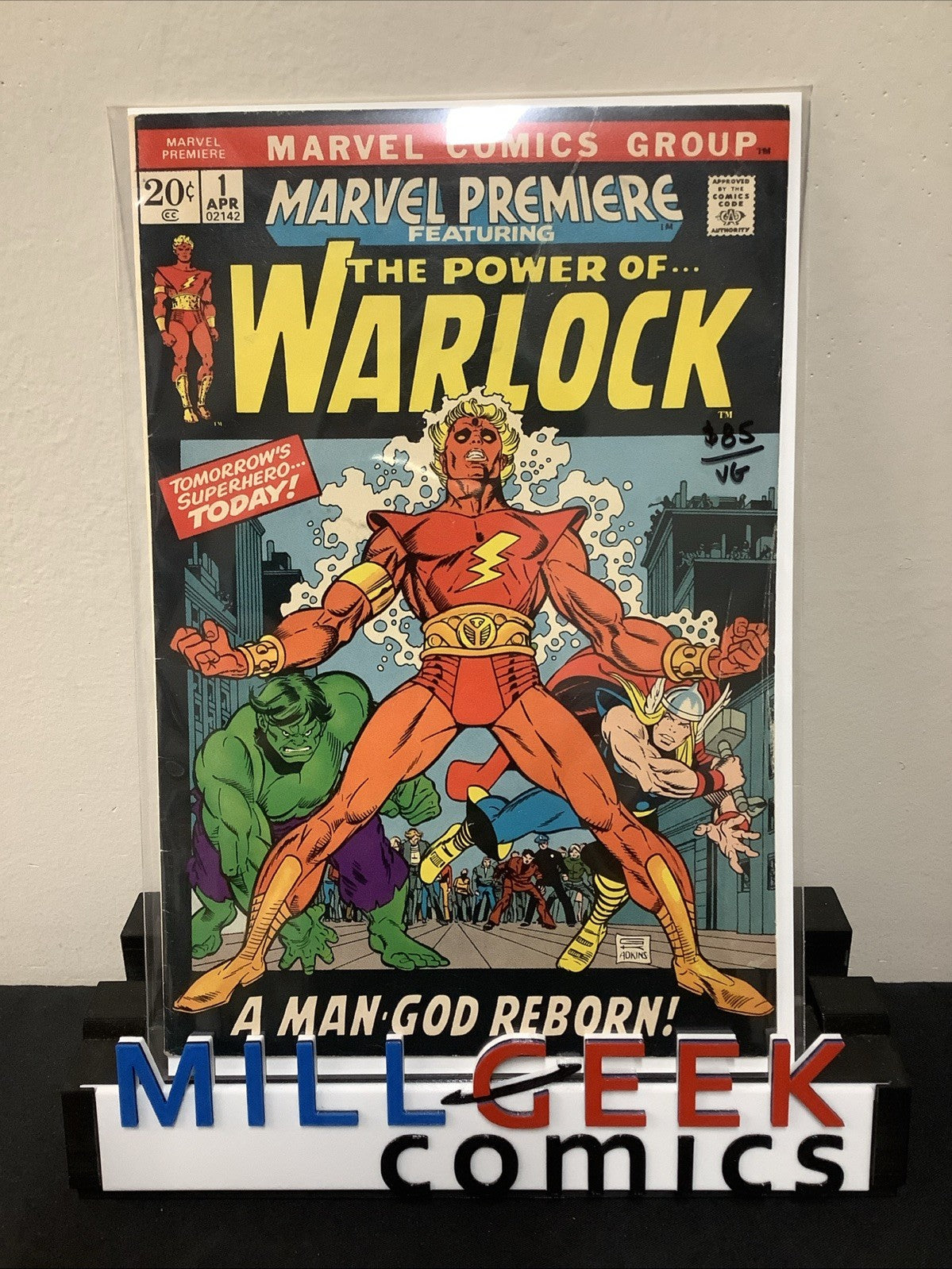 Marvel Premiere #1 (Marvel Comics April 1972) VG (4.0) 1st “Him” As Adam Warlock