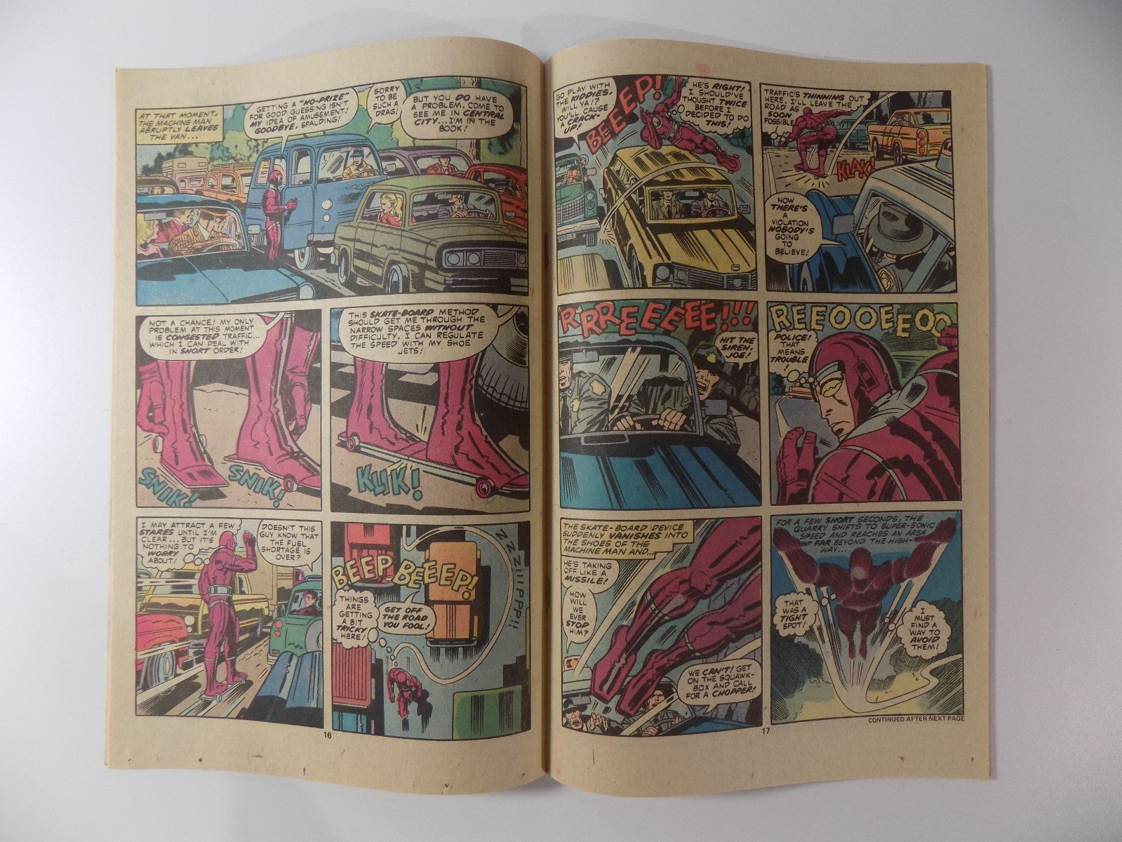 Machine Man The Living Robot #1 Marvel Comic April 1978 Near Mint+