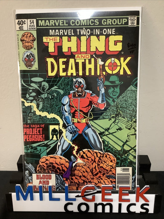 Marvel Two-in-One #54 (Marvel Comics August 1979) VF (8.0) Thing & Deathlok