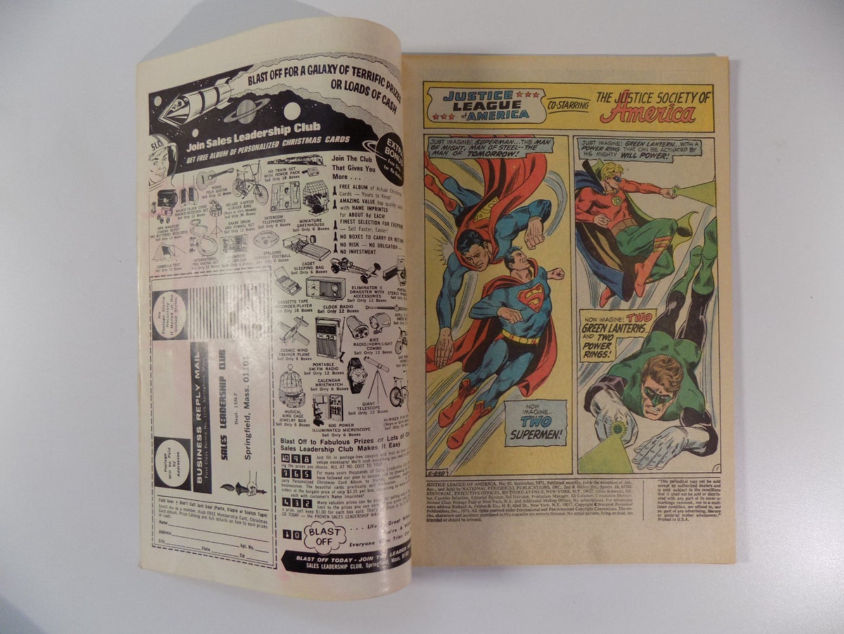 Justice League of America #92 DC Comic September 1971 Very Fine-