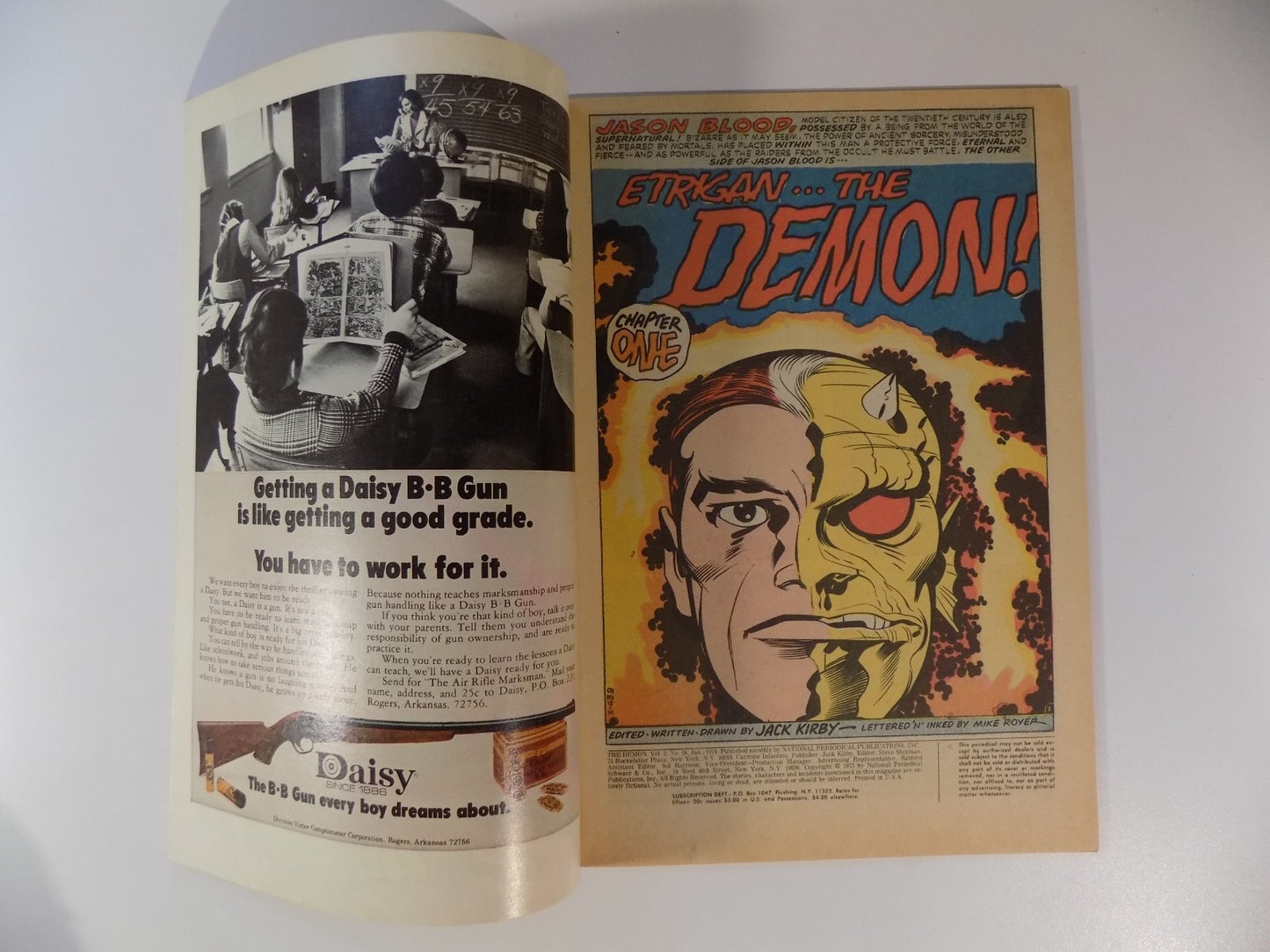 Demon #16 DC Comic January 1974 Very Fine+