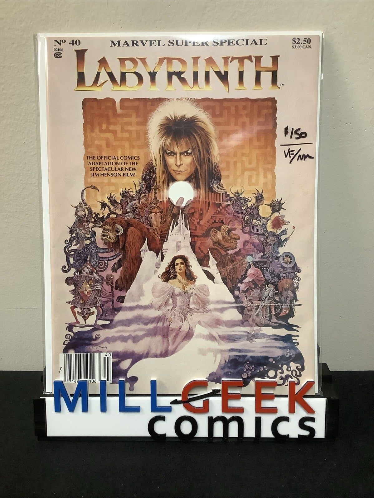Marvel Super Special Magazine #40 (1986) 9.0 (VF/NM) Labyrinth Comic Adaptation