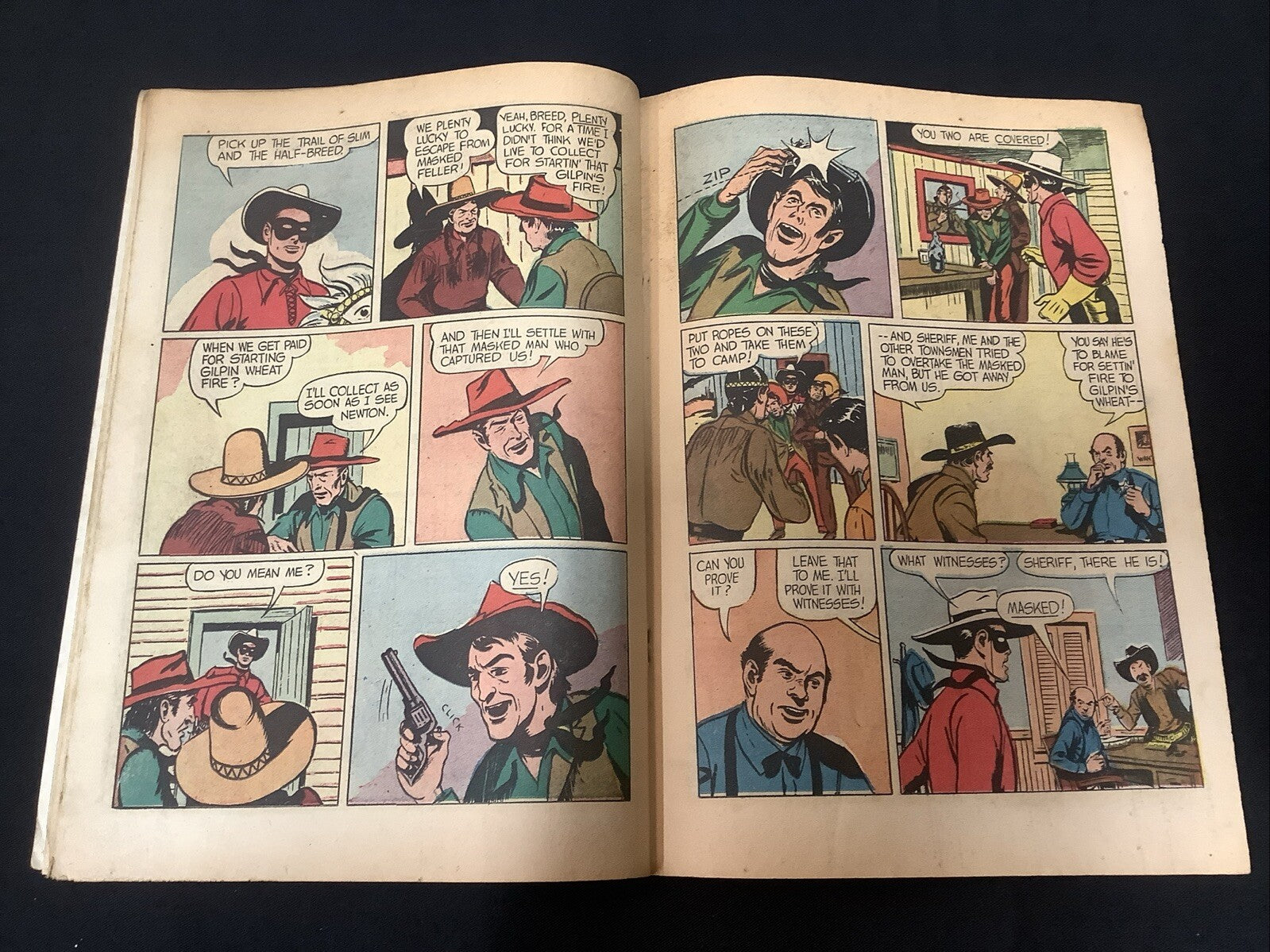 Lone Ranger #22 (1950) G/VG (3.0) 3/8” Spine Roll, Canadian Edition