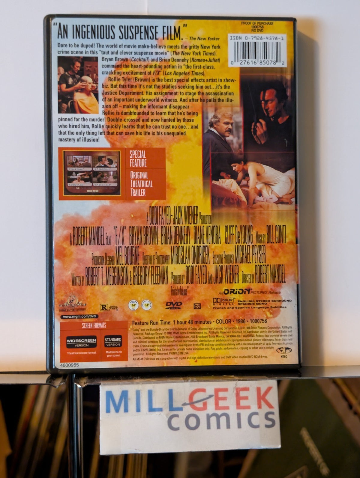 FX / Strange Days / Formula 51, 3 Thriller Movie Lot (DVD) -JD