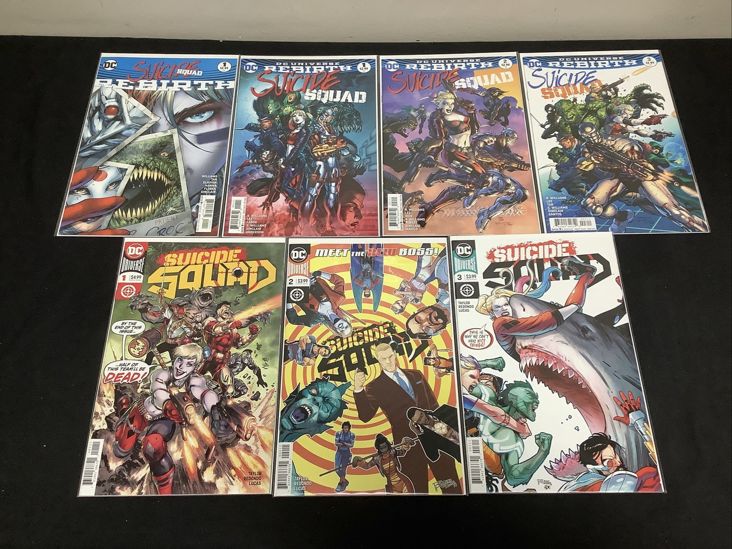 Suicide Squad Comic Bundle: Rebirth #1, Vol.4 #1-3, Vol.5 #1-3, Emilia Harcourt