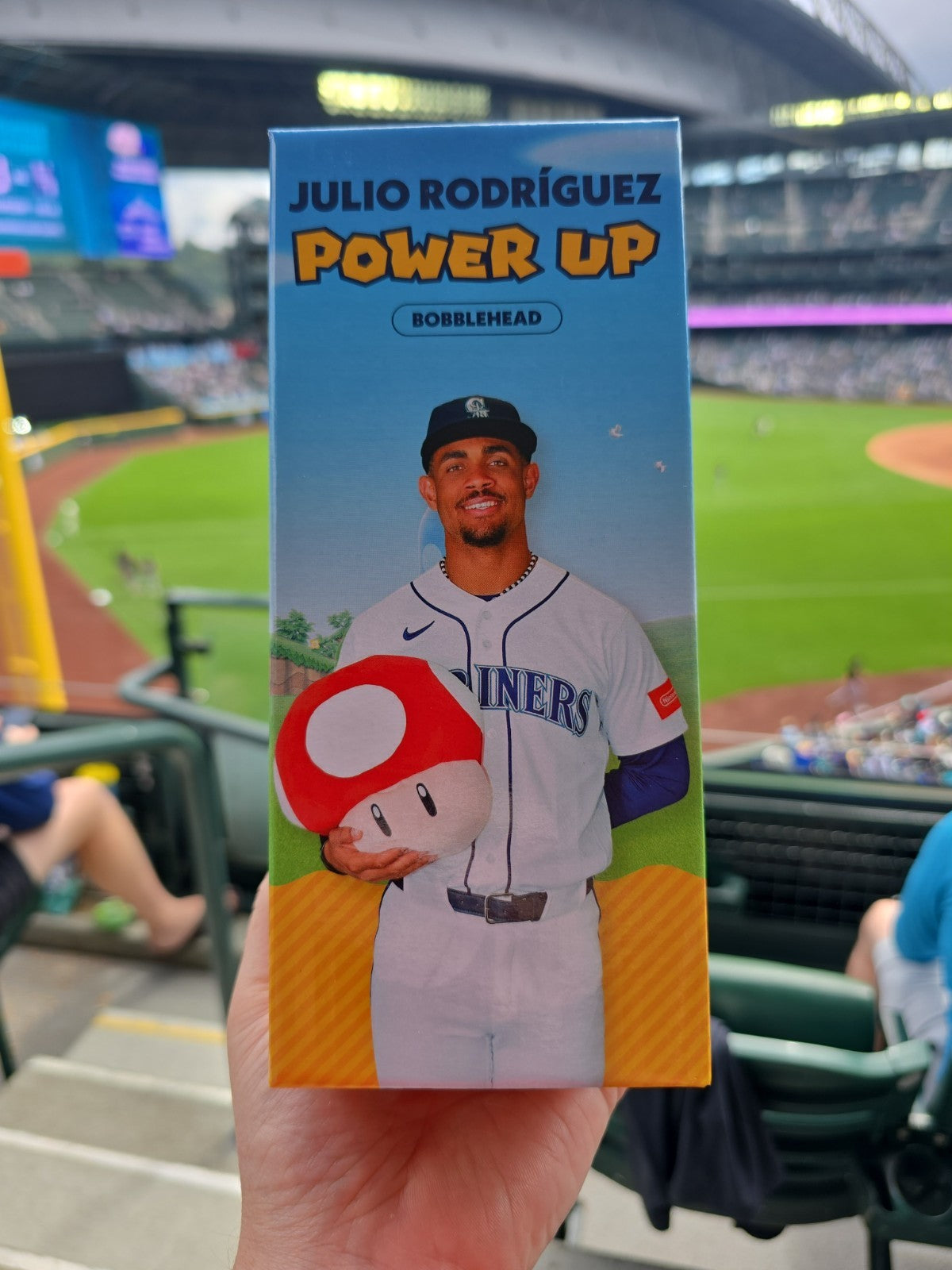 2026 Julio Rodriguez Power-Up SGA Bobblehead Seattle Mariners Nintendo! In Hand!