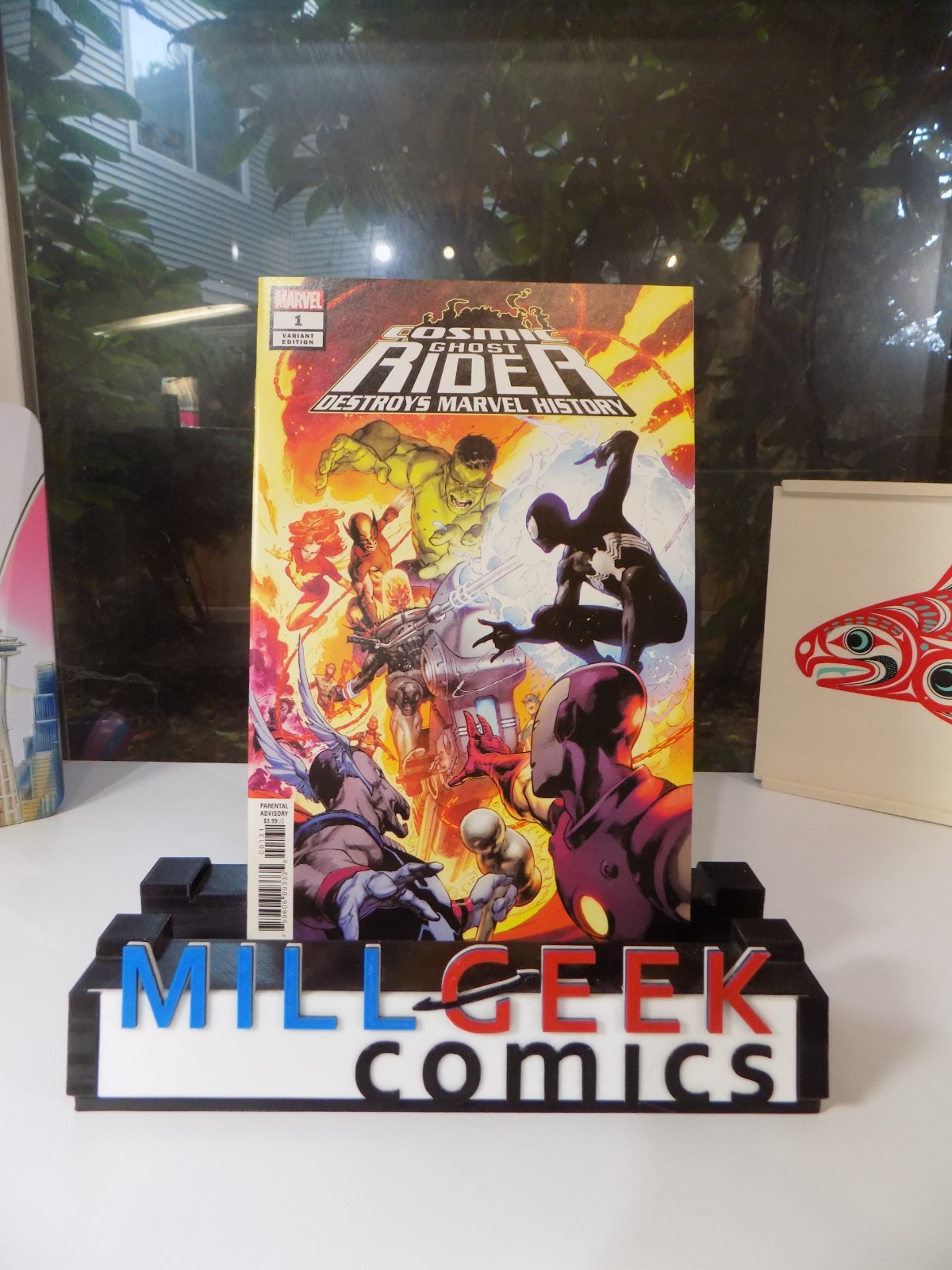 Cosmic Ghost Rider Destroys Marvel History #1 Opena 1:50 Variant Near Mint-