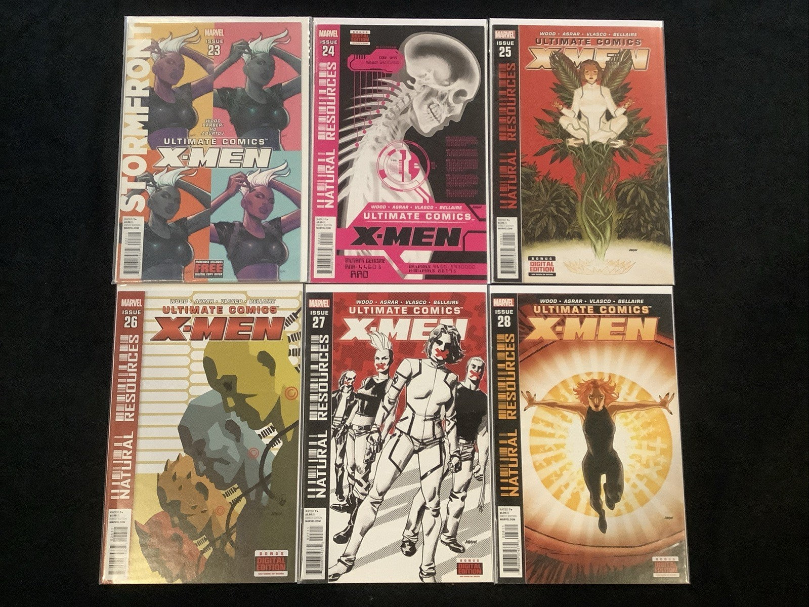Ultimate Comics X-Men #23-28 Comic Lot, Marvel Comics, Natural Resources, 2013