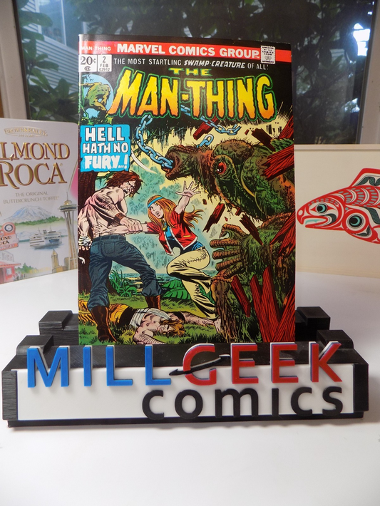 Man-Thing #2 Marvel Comic February 1974 Very Fine+