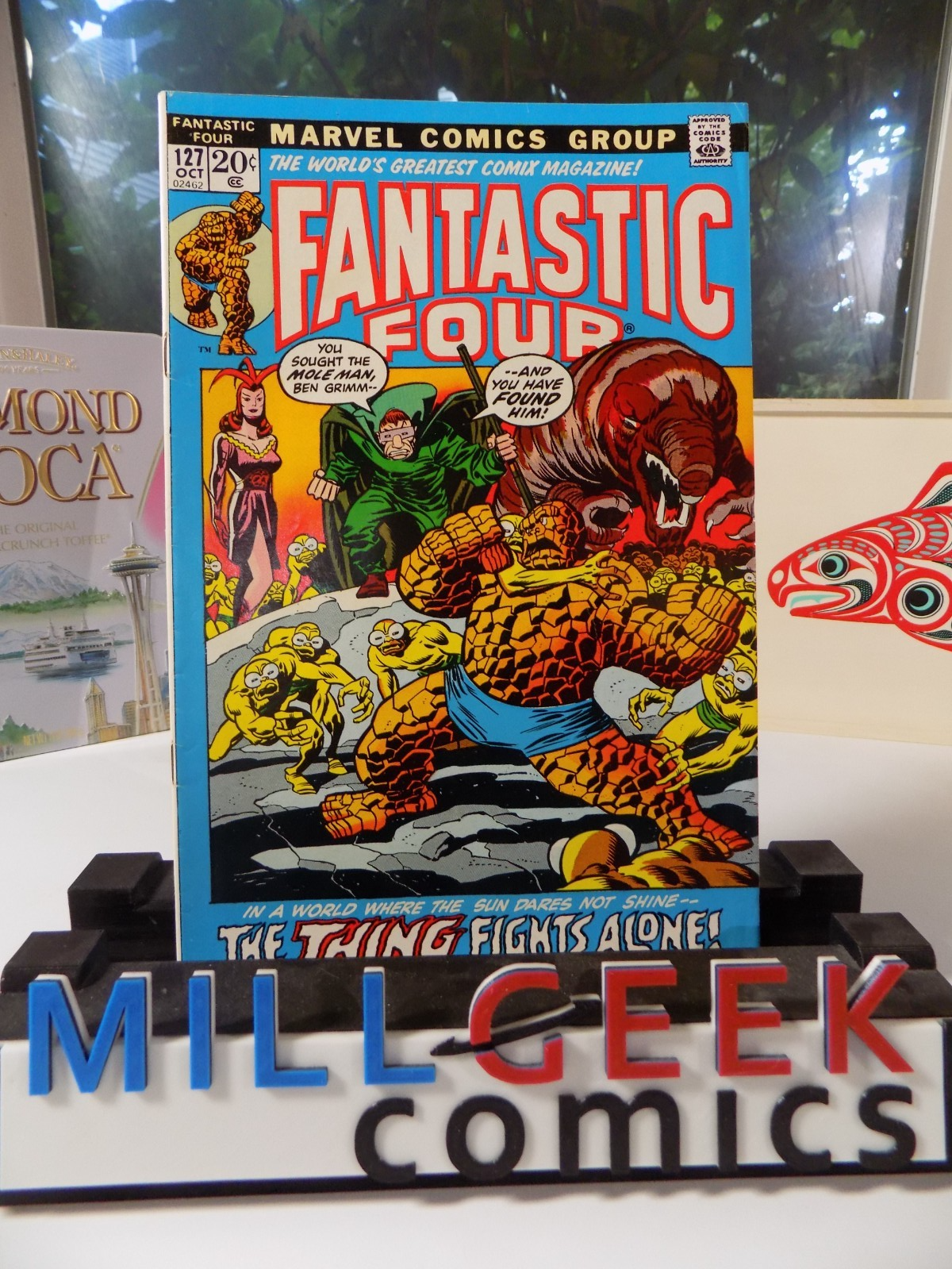 Fantastic Four #127 Marvel Comic October 1972 Very Fine