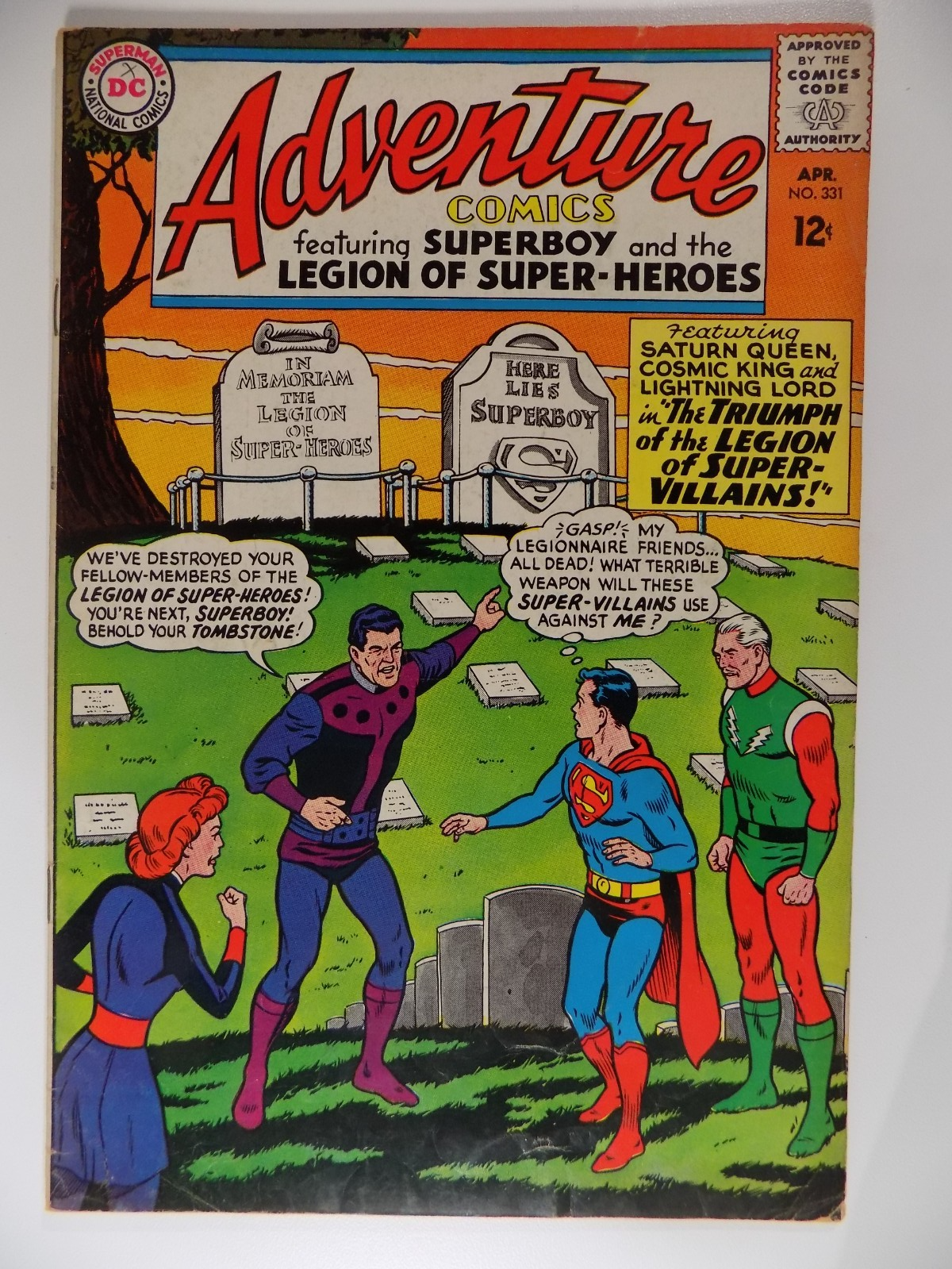 Adventure Comics #331 DC Comic Very Good/Fine April 1965