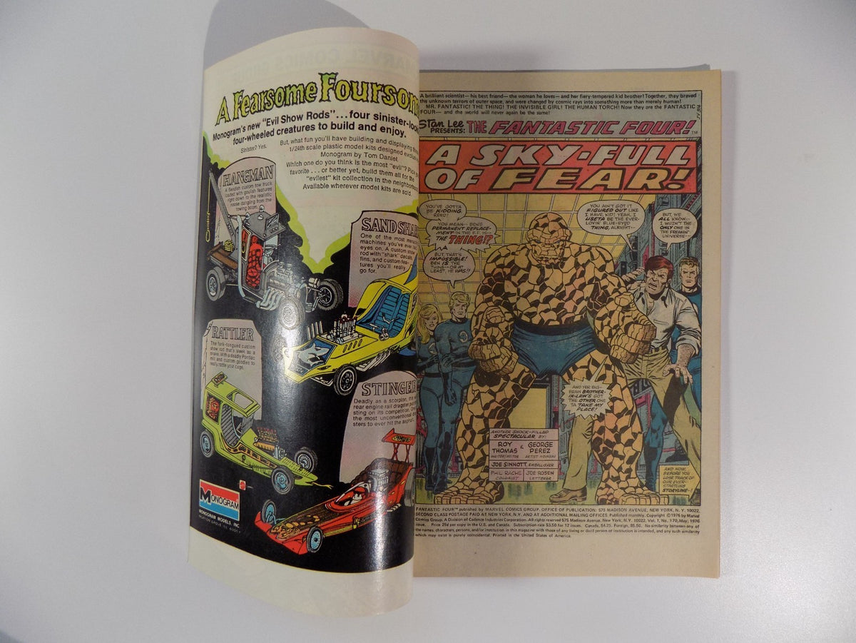 Fantastic Four #170 Marvel Comic May 1976 Near Mint