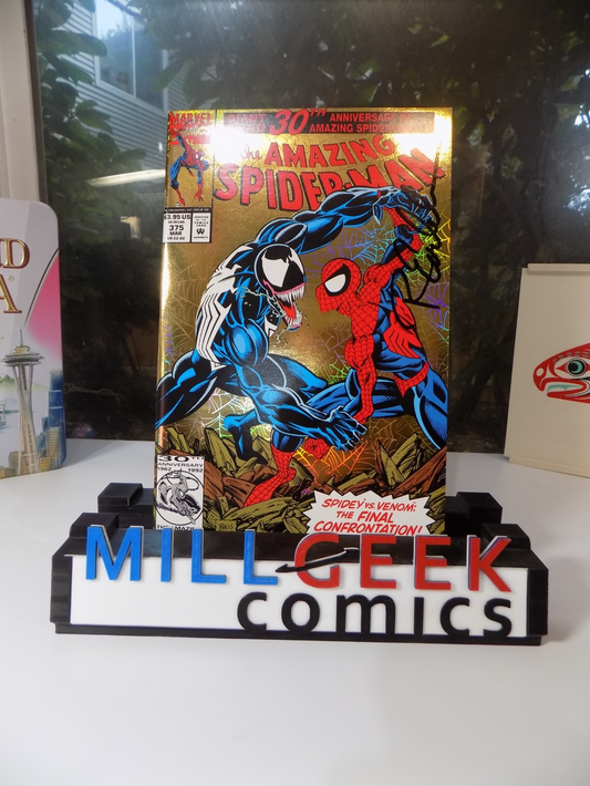 Amazing Spider-Man #375 March 1993 Emberlin Autograph Near Mint-