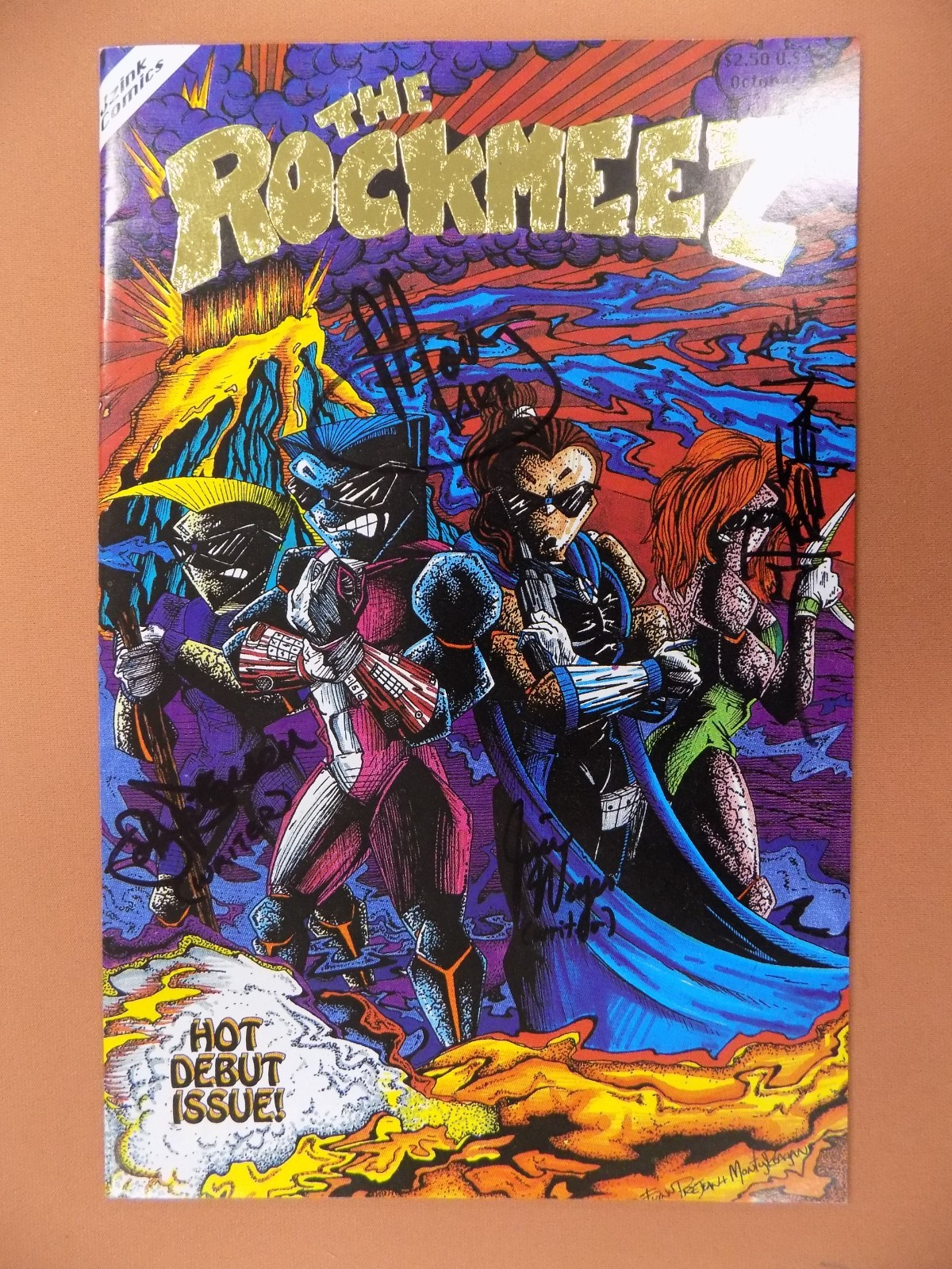 Rockmeez Hot Debut Issue! 4x Signed Peterson, Meyer, Monty & PreJean