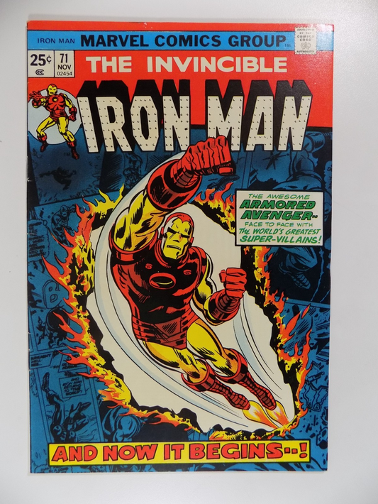 Iron Man #71 Marvel Comic November 1974 Very Fine/Near Mint