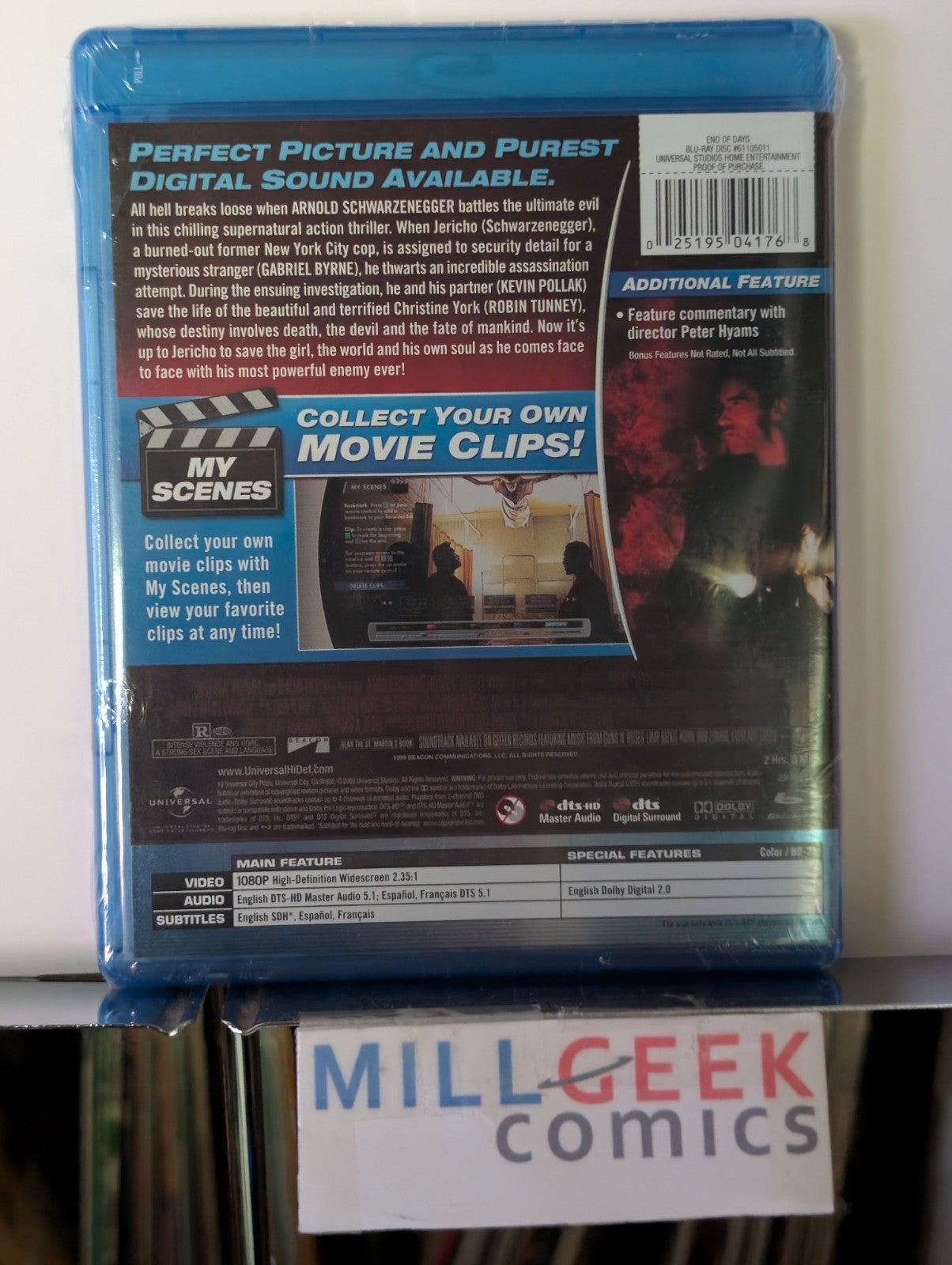 End of Days - Arnold Schwarzenegger (Blu-ray) -JD