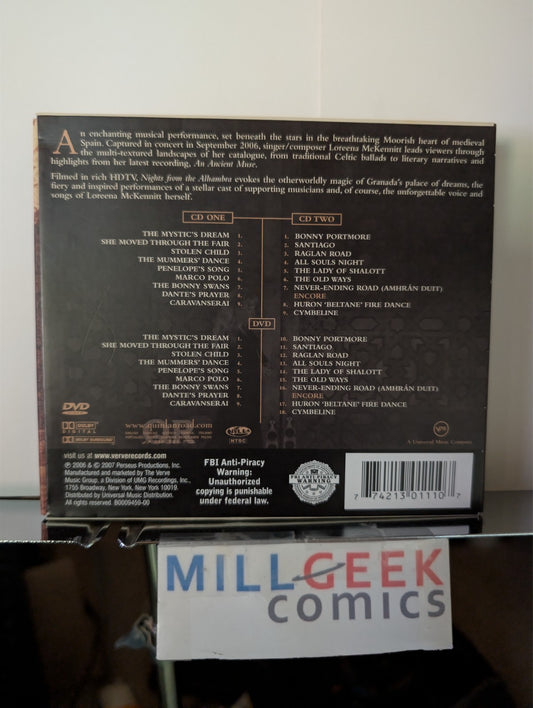 Loreena McKennitt - Nights from the Alhambra, 2 CDs & 1 DVD -JD