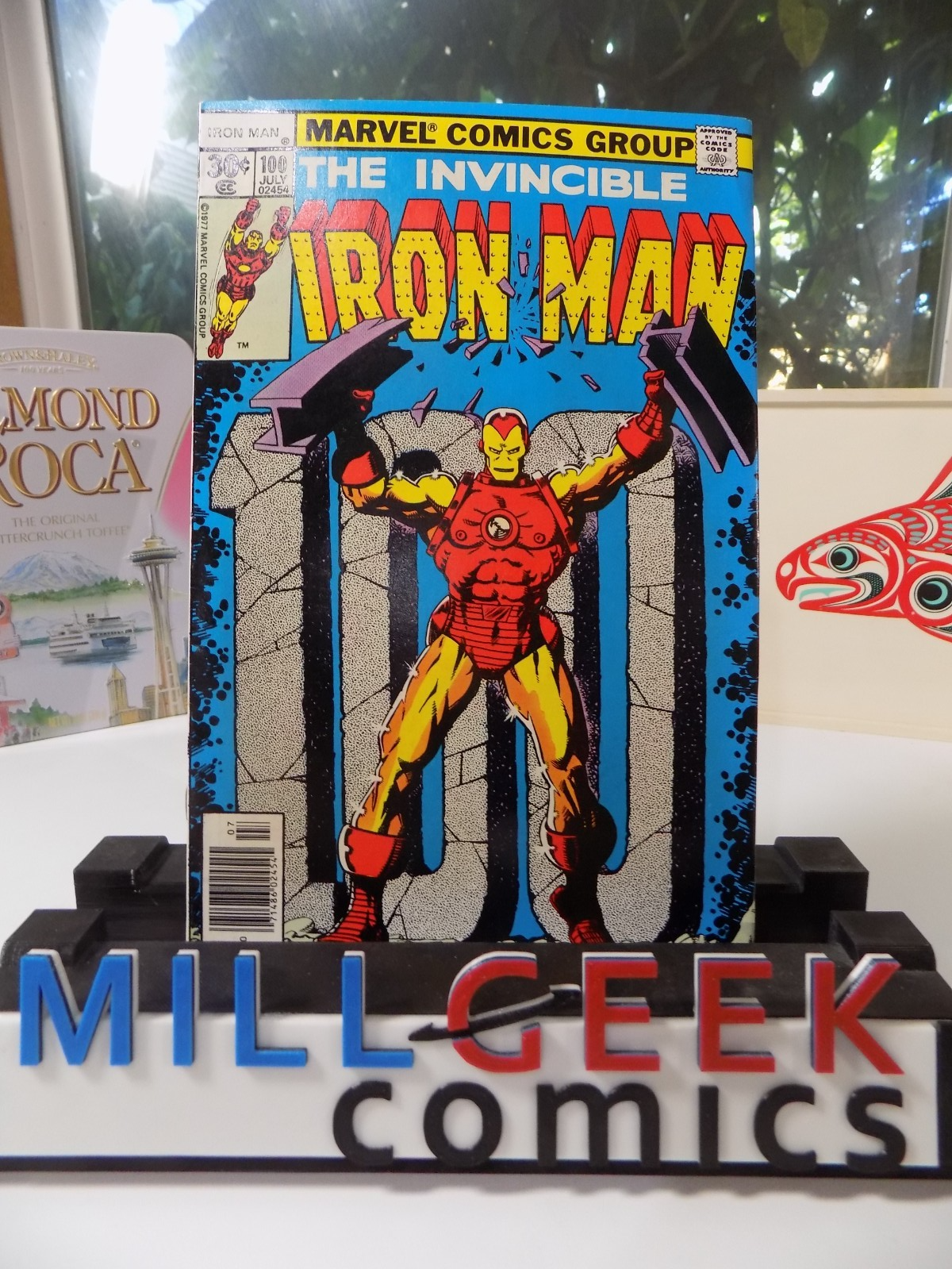 Iron Man #100 Marvel Comic July 1977 Very Fine+