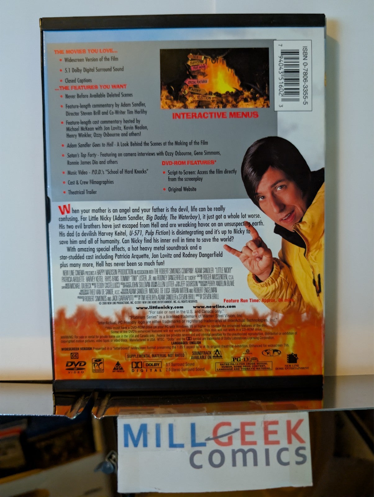 Adam & Steve / Little Nicky, 2 Movie Set (DVD) -JD