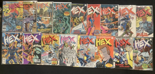 Hex #1-18 (Missing #17) Comic Lot, DC Comics, Fleisher/Texeira, 1985