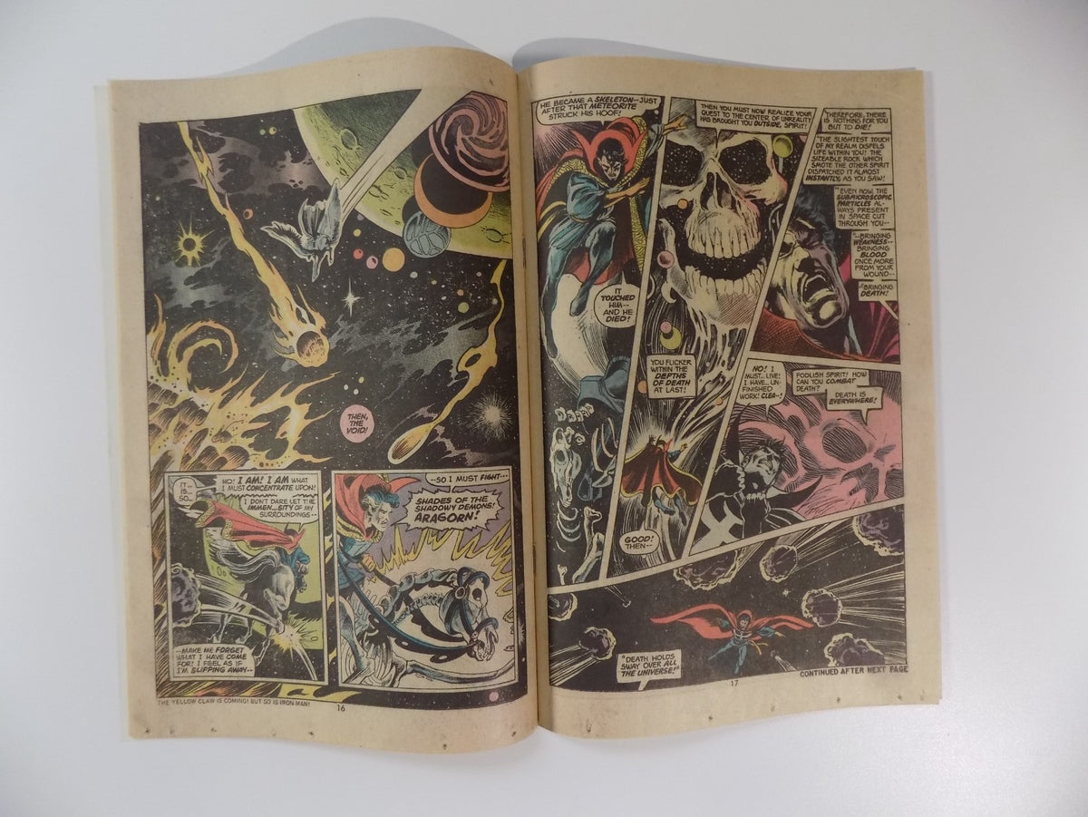 Doctor Strange #4 Marvel Comic October 1974 Very Fine+