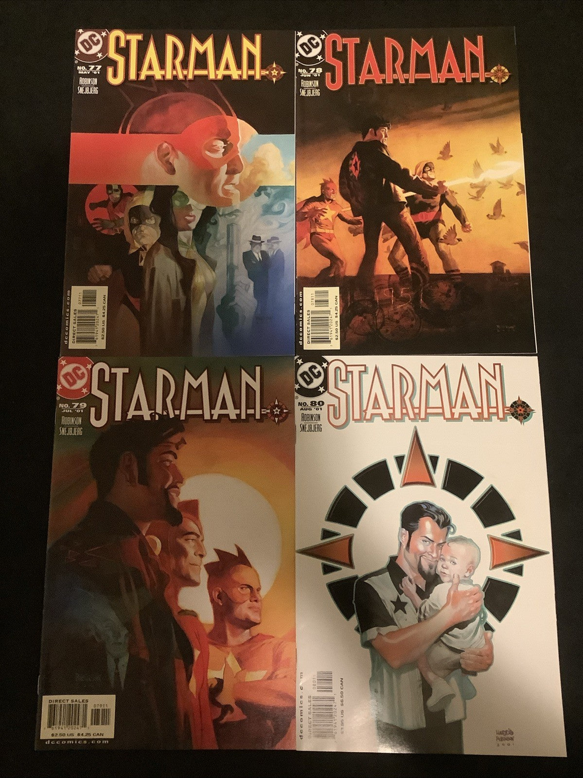 Starman #77-80 Comic Lot, DC Comics, Stargirl Inherits The Cosmic Staff