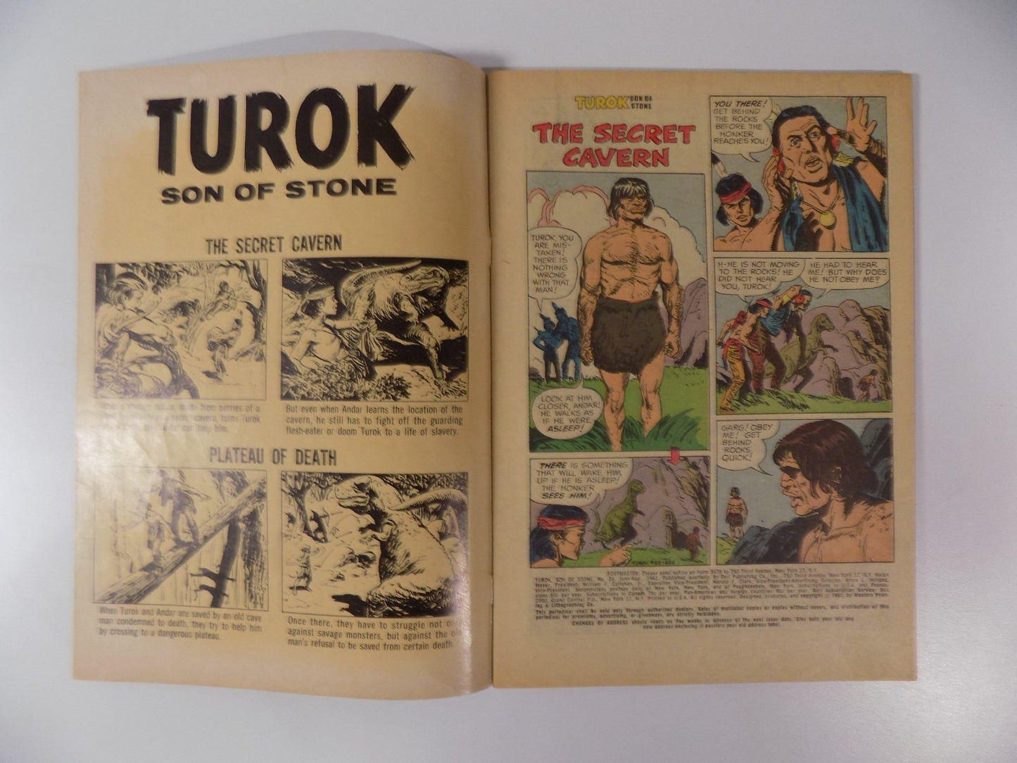 Turok Son of Stone #28 Dell Comic June-Aug. 1962 Fine+