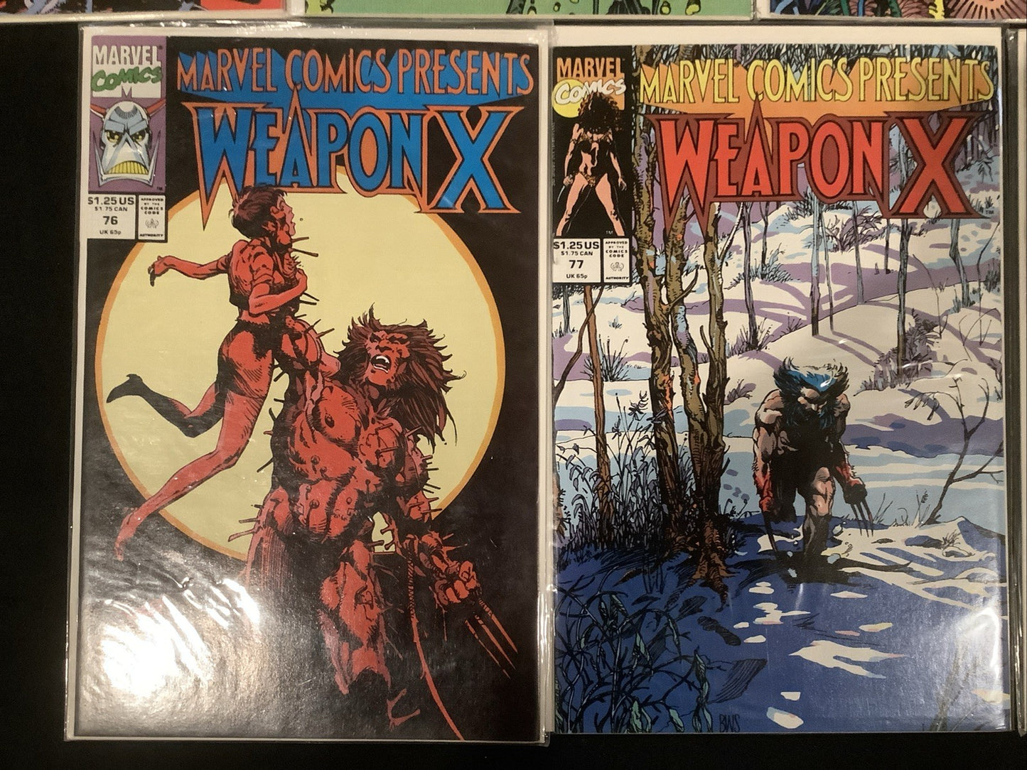 Marvel Comics Presents #72-84 Comic Set, 1st Weapon X, Barry Windsor-Smith, 1991