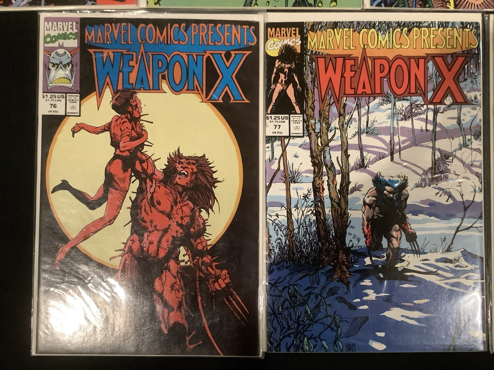 Marvel Comics Presents #72-84 Comic Set, 1st Weapon X, Barry Windsor-Smith, 1991
