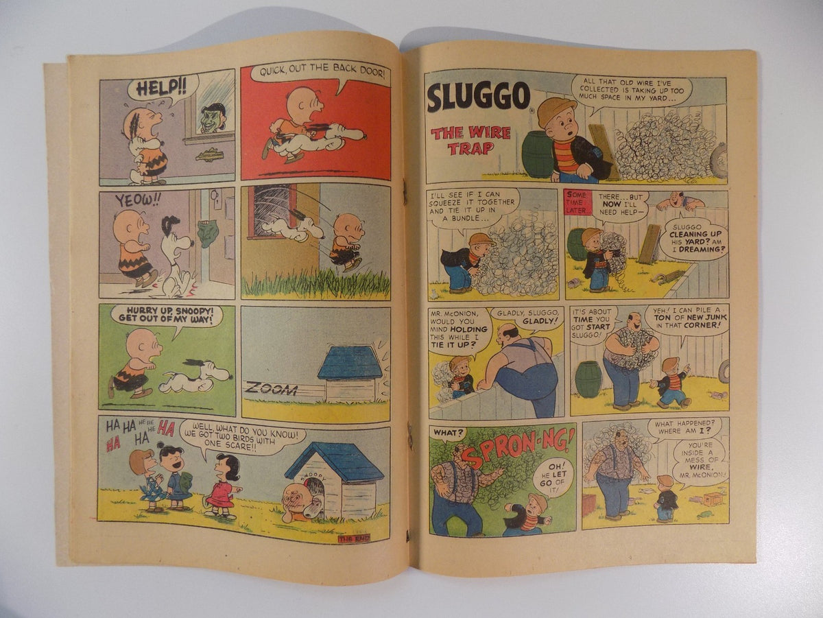 Tip Top Comics #222 Early Peanuts! Dell Comic August 1960 Fine+