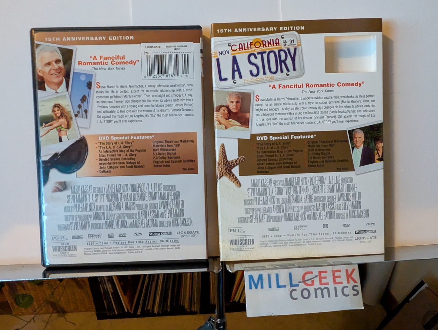 L.A. Story / Grand Canyon, 2 Steve Martin Movie Set (DVD) Like New -JD