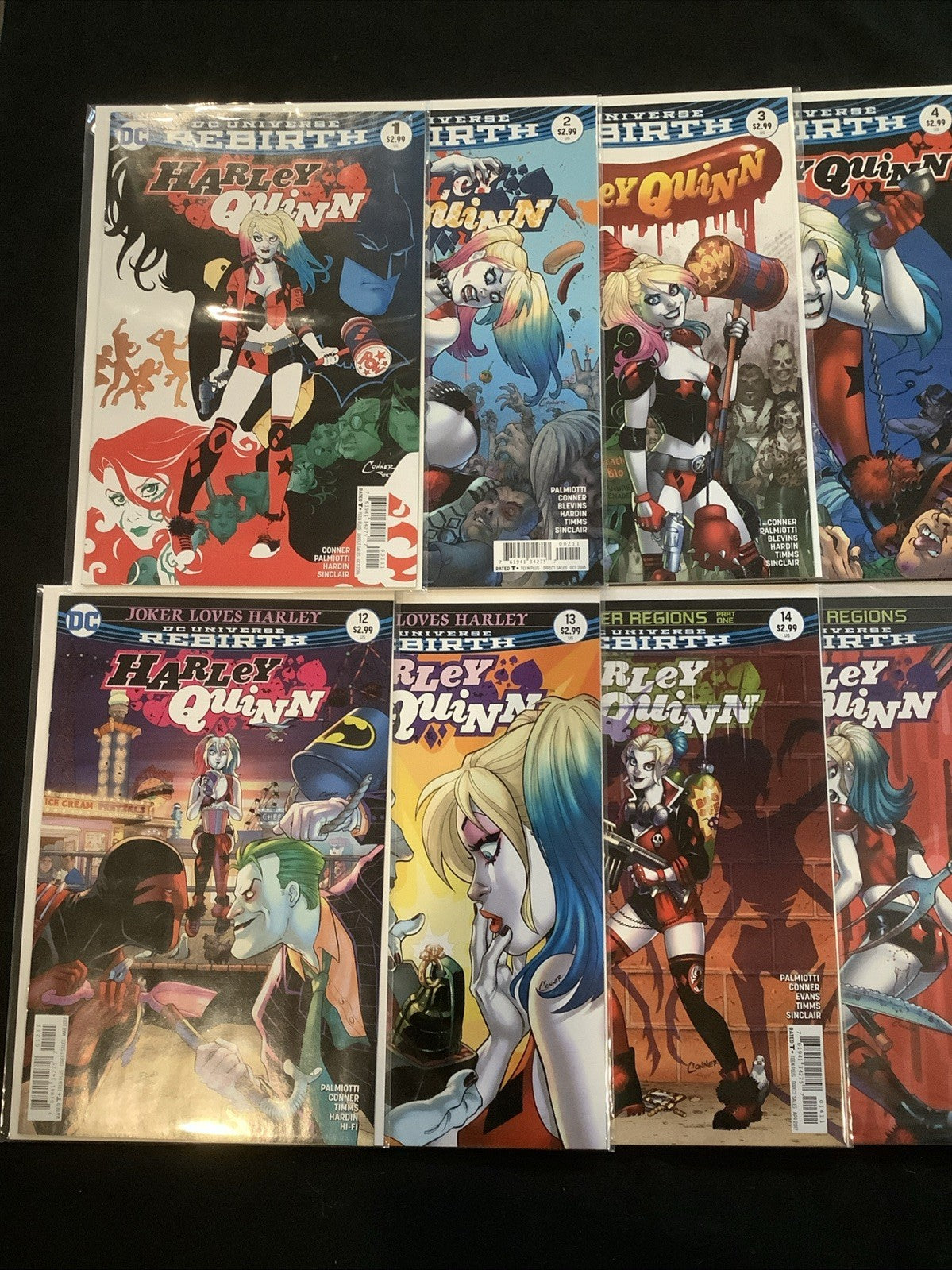 Harley Quinn #1-22 + Variant Covers Comic Lot, DC Comics, Amanda Conner, 2016