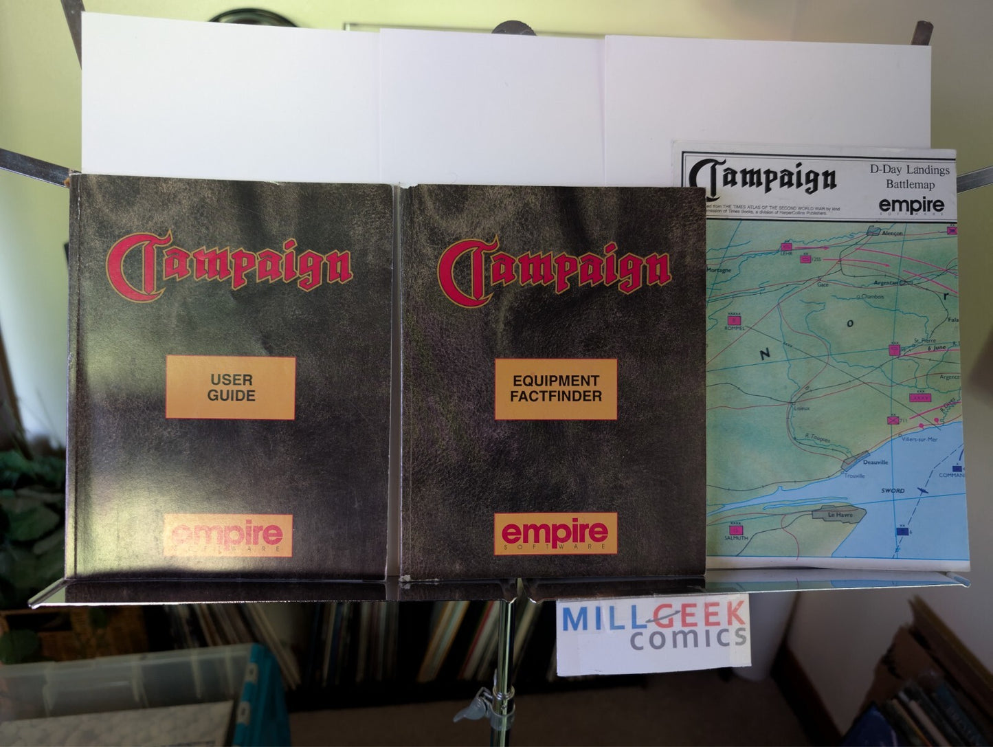 Campaign, Map / Equipment Factfinder / User Guide (Amiga) -JD